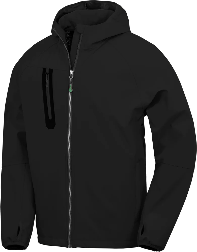 Unisex 3 -layer hooded softshell jacket