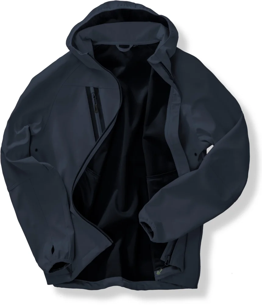 Unisex 3 -layer hooded softshell jacket