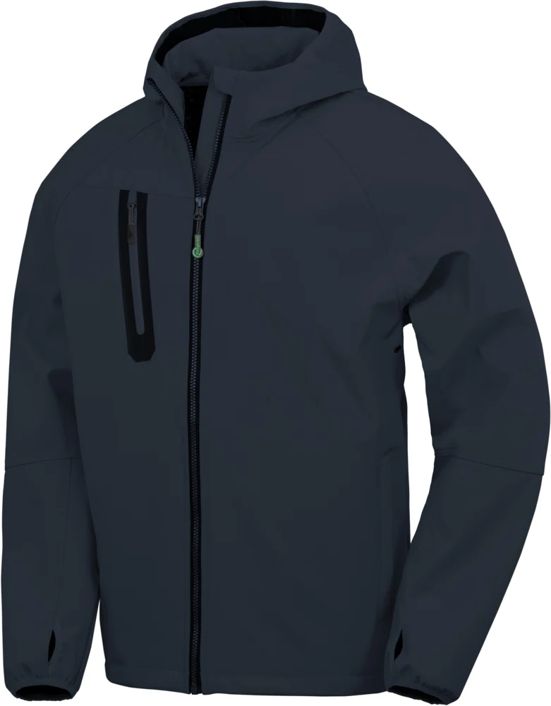 Unisex 3 -layer hooded softshell jacket