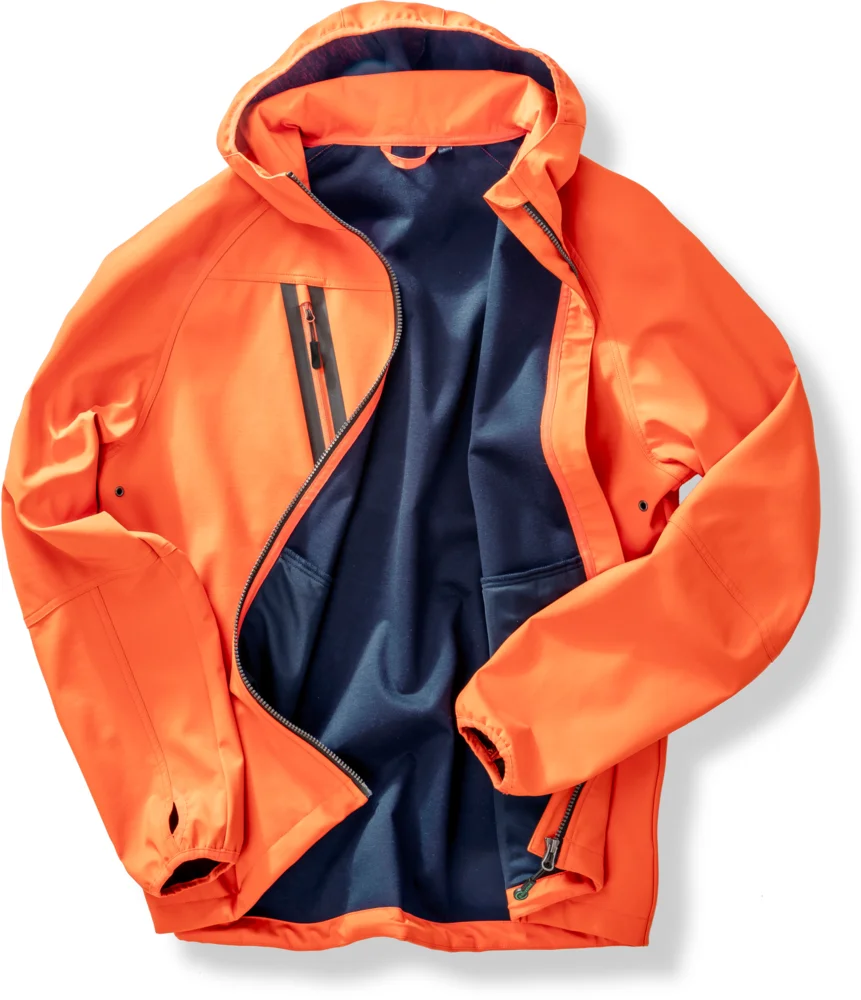 Unisex 3 -layer hooded softshell jacket
