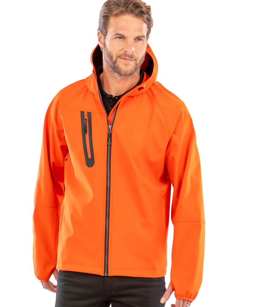 Unisex 3 -layer hooded softshell jacket