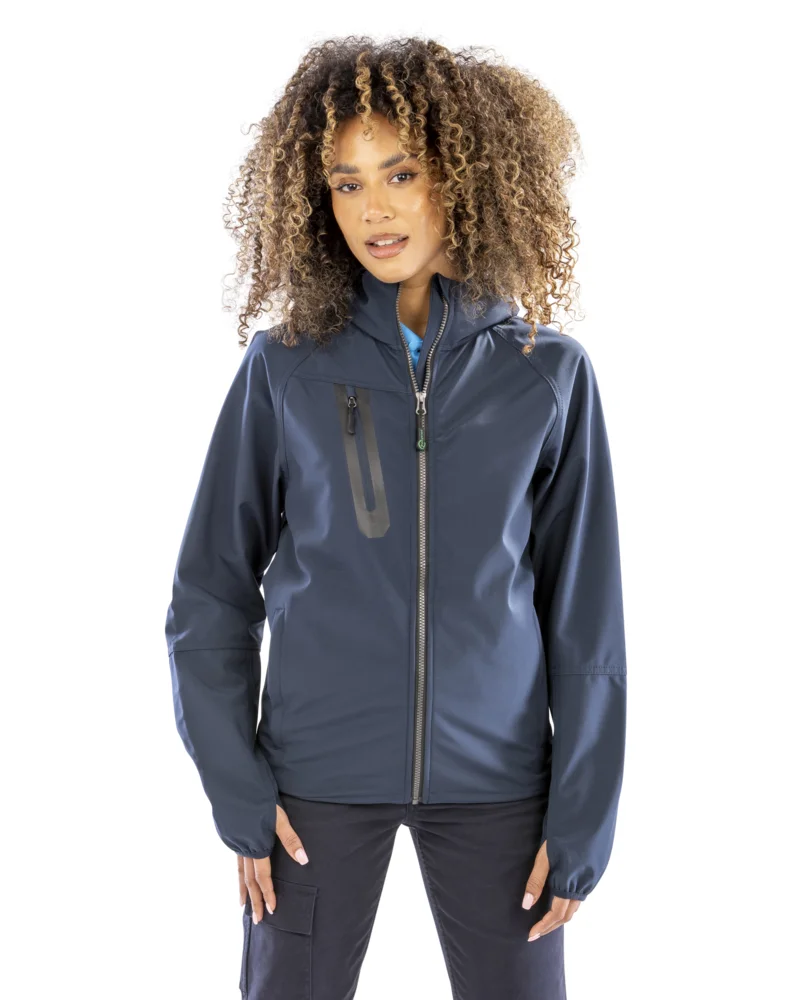 Unisex 3 -layer hooded softshell jacket
