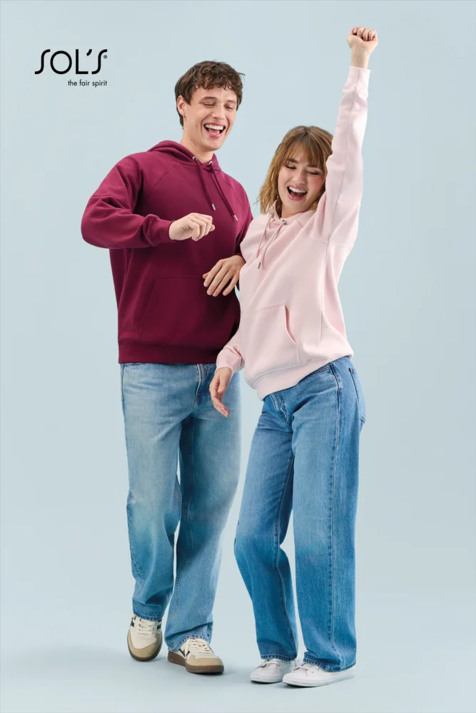 Unisex Bio Raglan Kapuzen Sweater