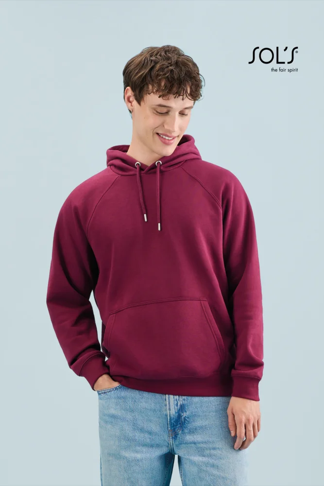 Unisex Bio Raglan Kapuzen Sweater