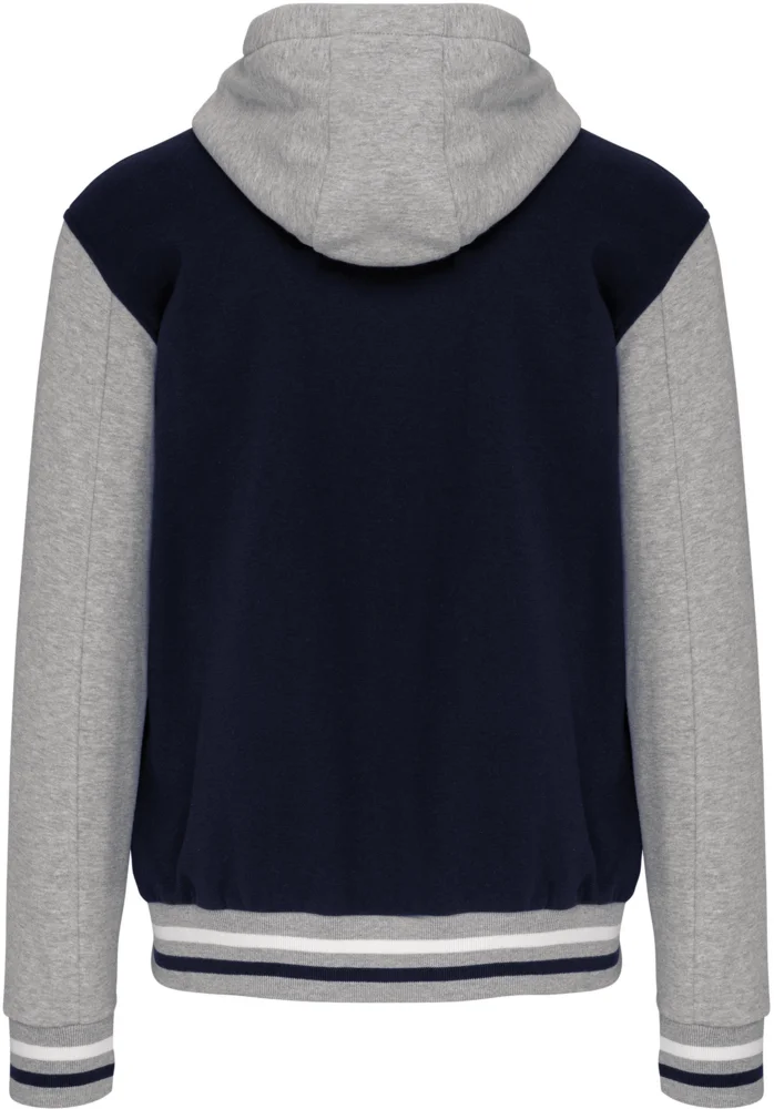 Unisex Kapuzen College Jacke "Teddy"