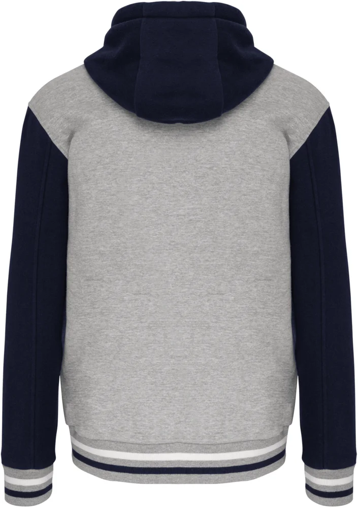 Unisex Kapuzen College Jacke "Teddy"