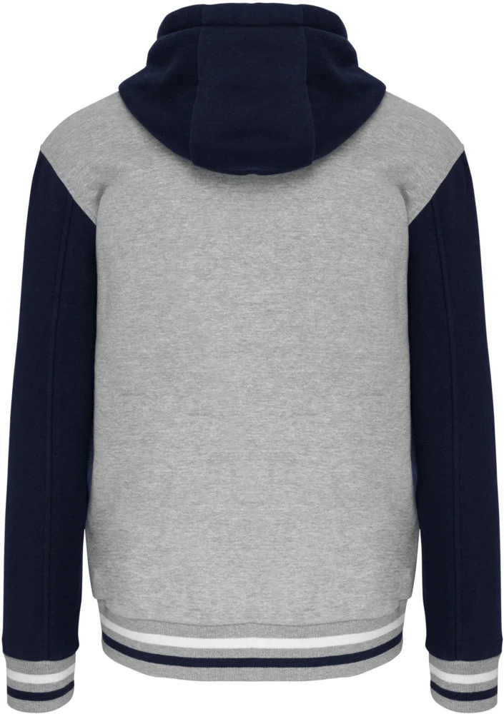 Unisex Kapuzen College Jacke "Teddy"