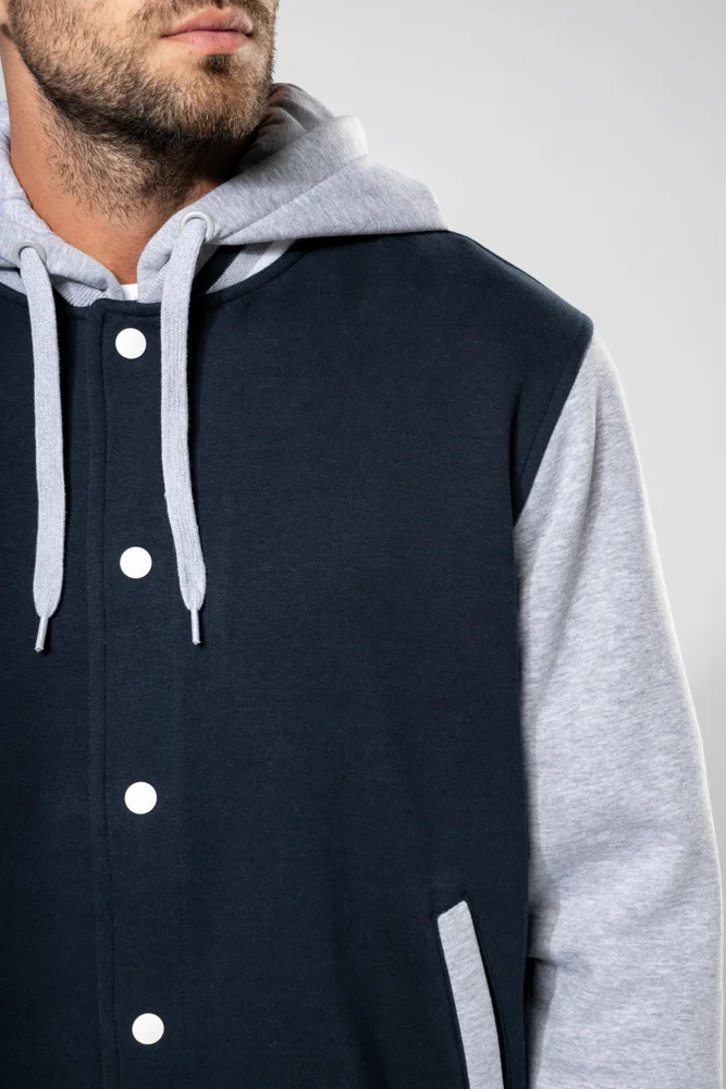 Unisex Kapuzen College Jacke "Teddy"