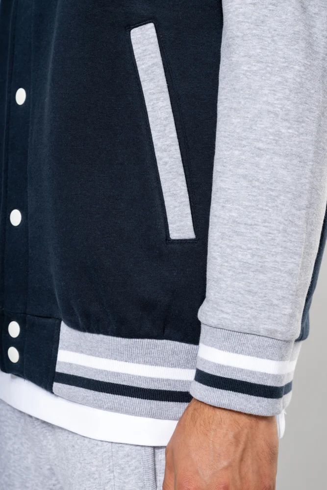 Unisex Kapuzen College Jacke "Teddy"