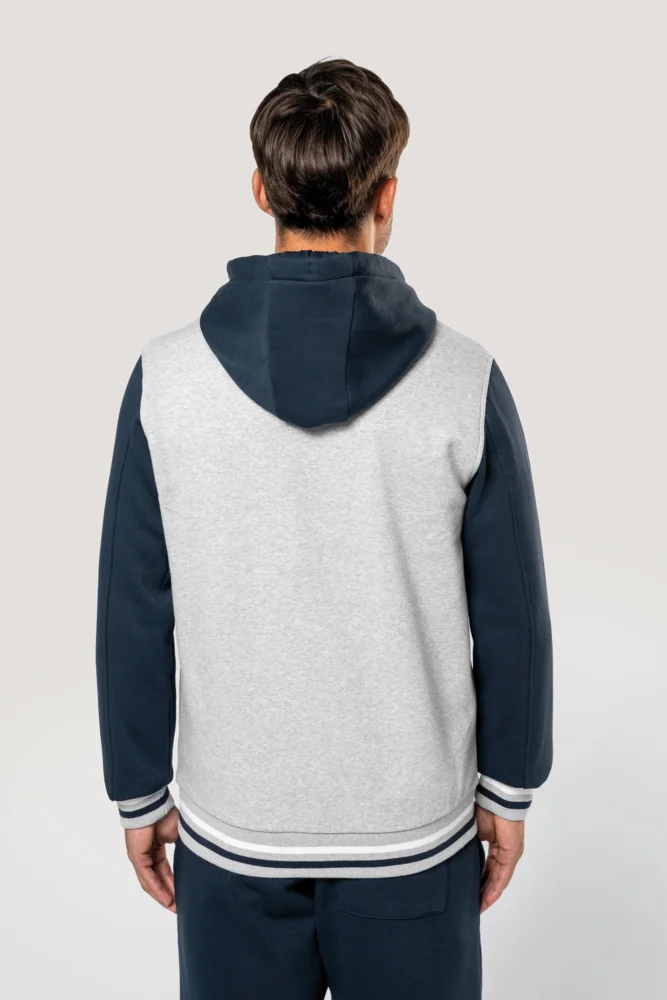 Unisex Kapuzen College Jacke "Teddy"