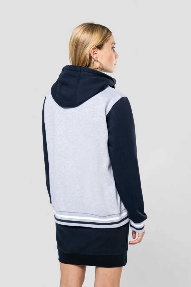 Unisex Kapuzen College Jacke "Teddy"