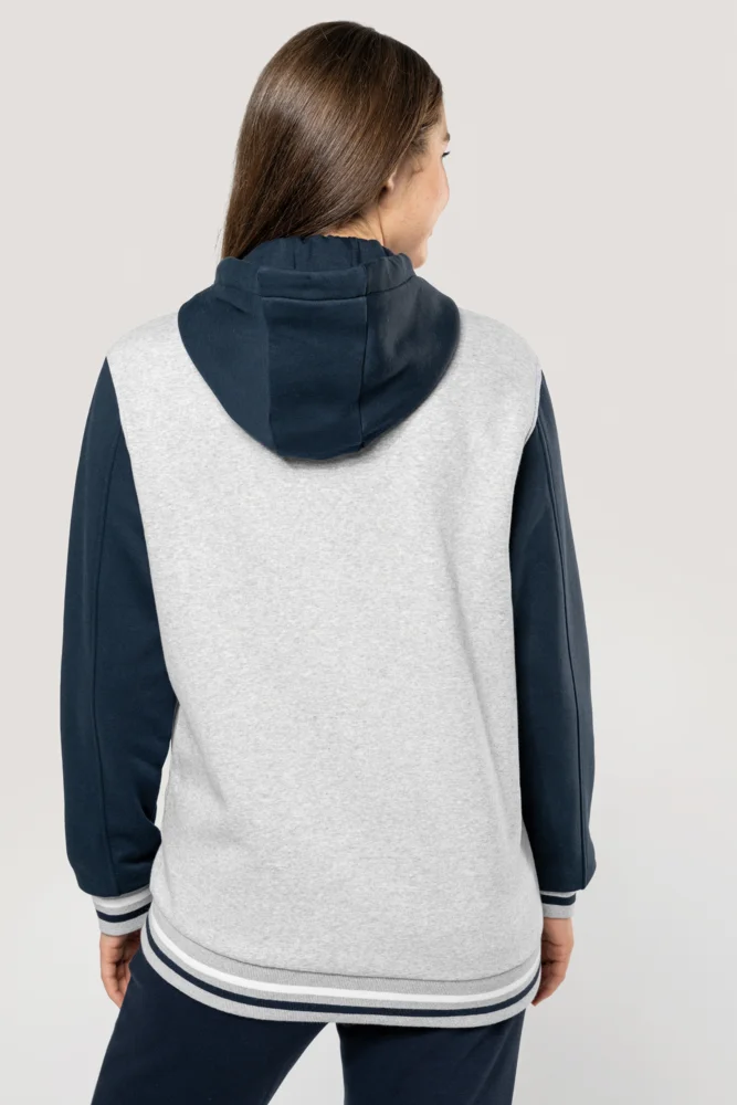 Unisex Kapuzen College Jacke "Teddy"