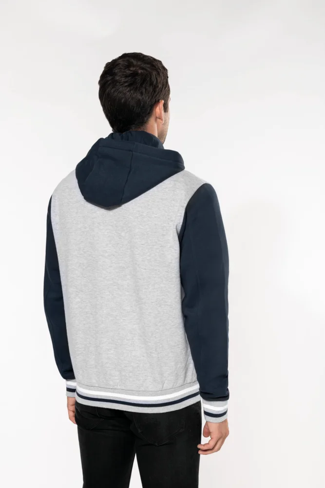 Unisex Kapuzen College Jacke "Teddy"