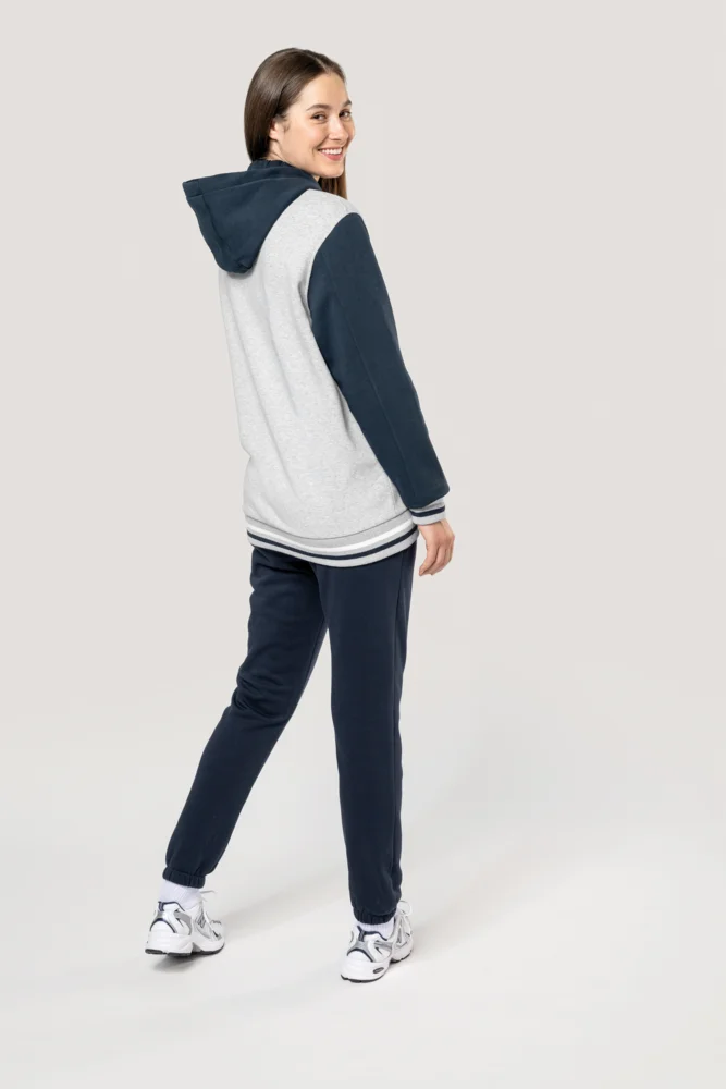 Unisex Kapuzen College Jacke "Teddy"