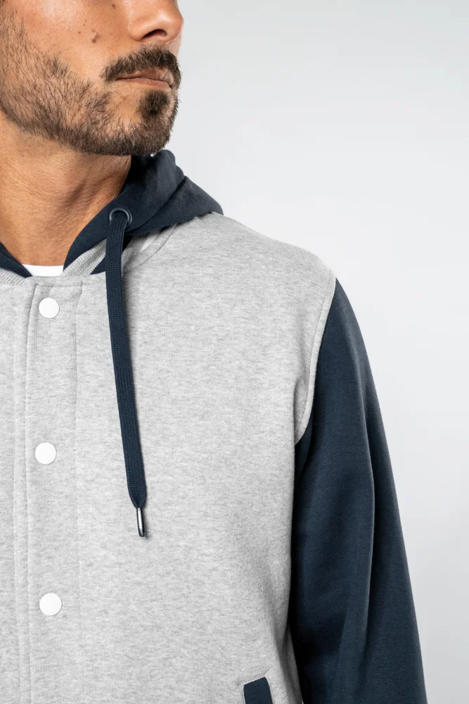 Unisex Kapuzen College Jacke "Teddy"