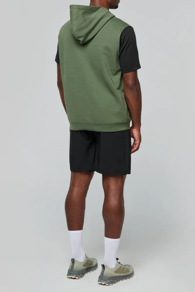 Unisex Kapuzen Sweater ärmellos