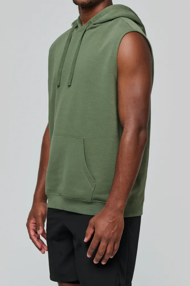 Unisex Kapuzen Sweater ärmellos