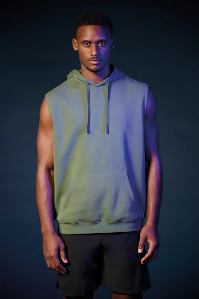 Unisex Kapuzen Sweater ärmellos