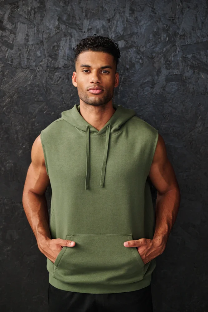 Unisex Kapuzen Sweater ärmellos