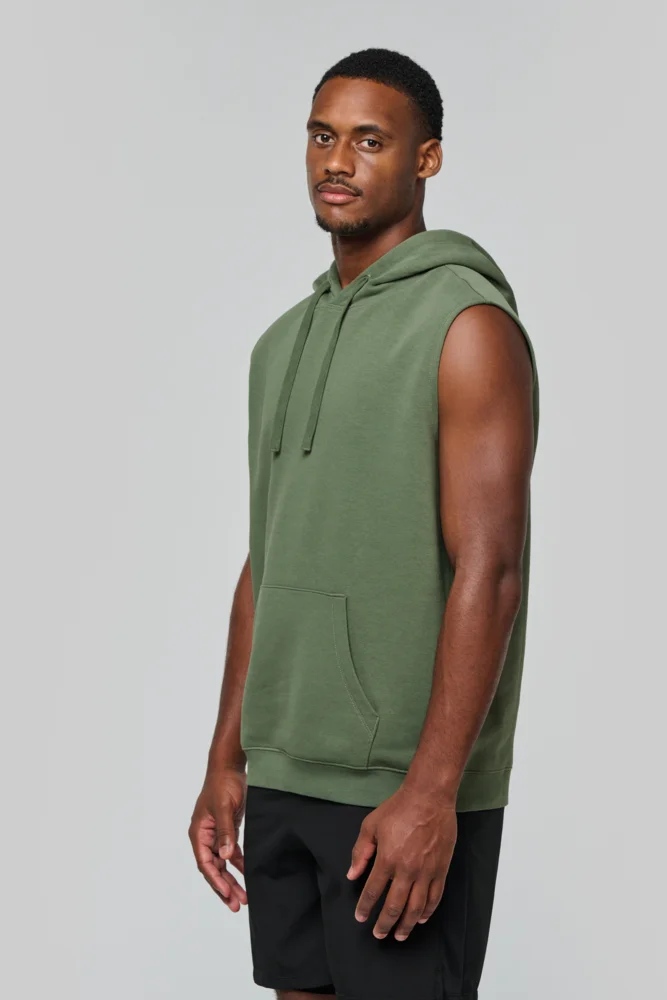 Unisex Kapuzen Sweater ärmellos