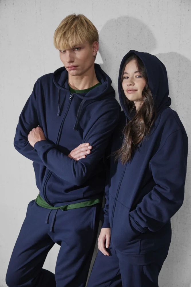 Unisex Hooded Sweat Jacket
