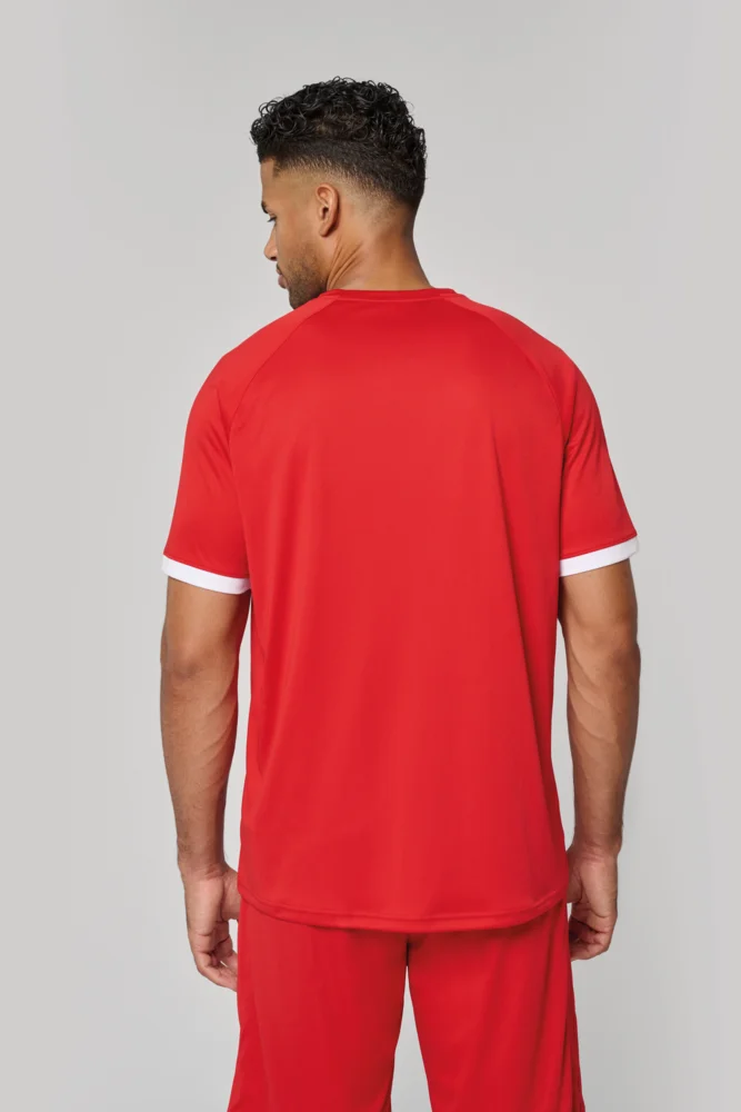 Unisex Kontrast Sport Shirt
