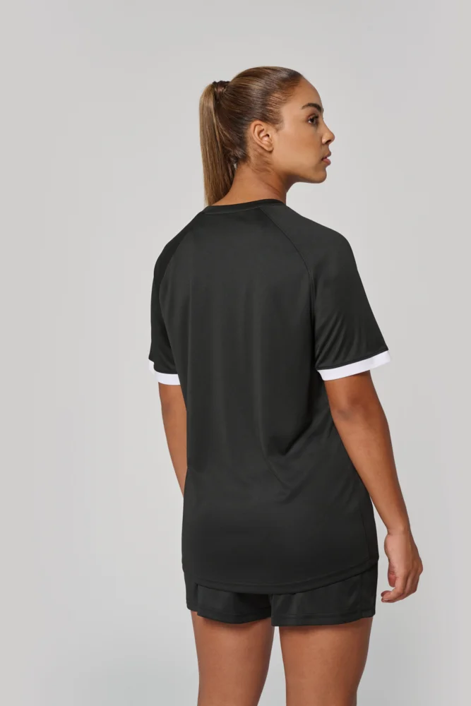 Unisex Kontrast Sport Shirt