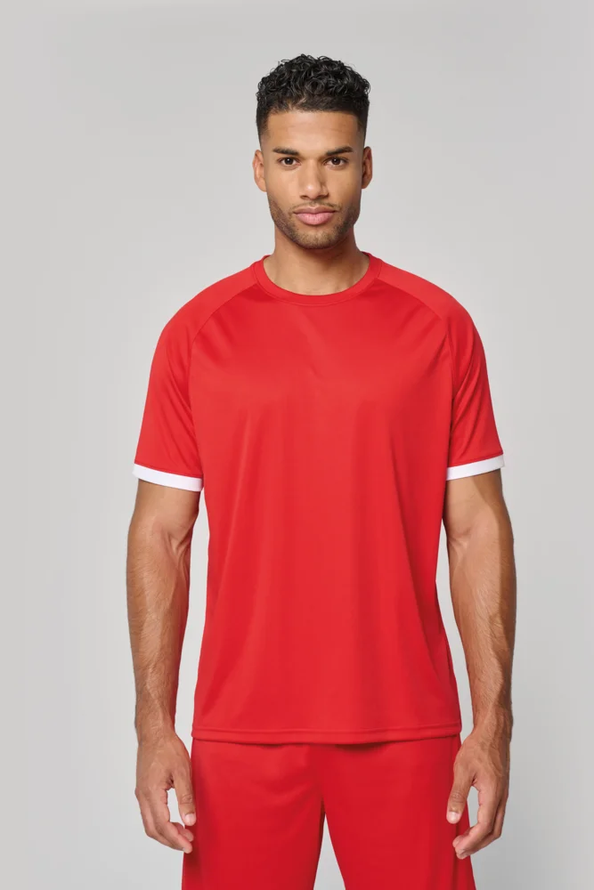 Unisex Kontrast Sport Shirt