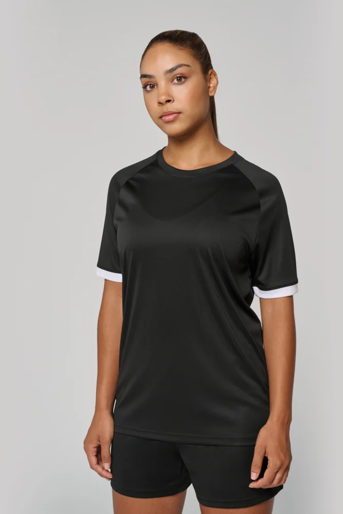 Unisex Kontrast Sport Shirt
