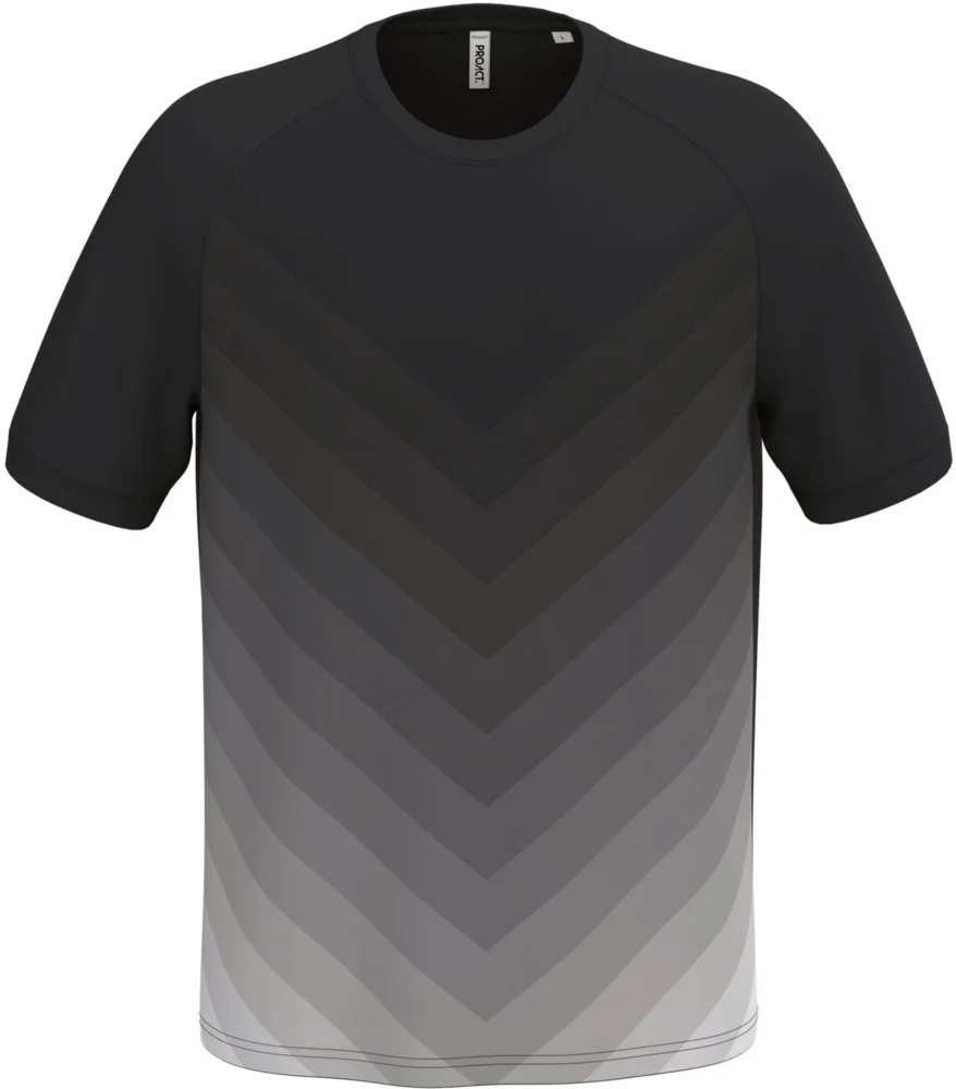 Unisex Sport Shirt mit Farbverlauf