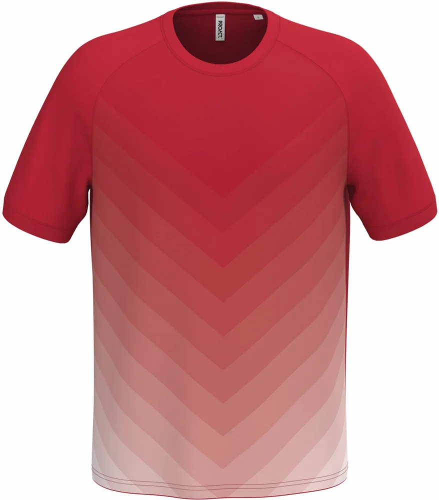 Unisex Sport Shirt mit Farbverlauf