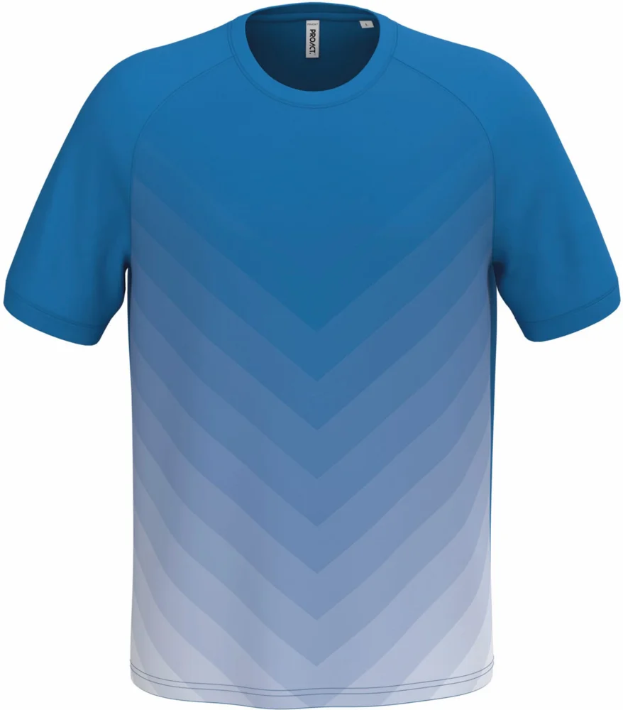 Unisex Sport Shirt mit Farbverlauf