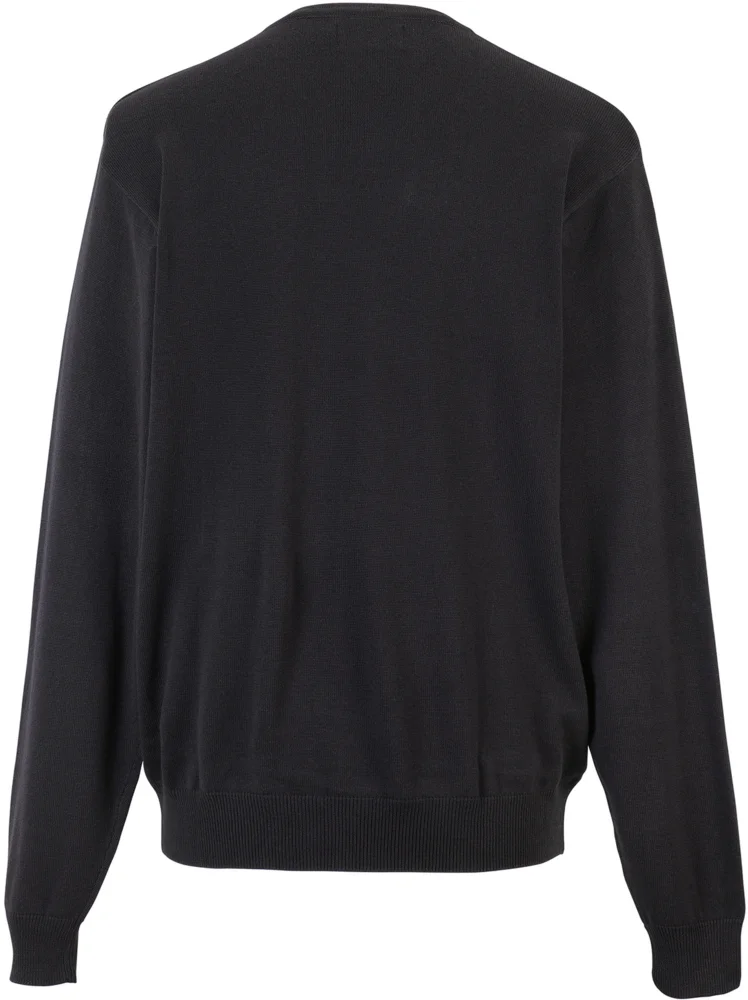 V-Ausschnitt Strickpullover