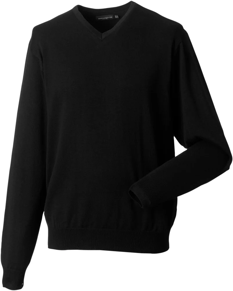 V-Ausschnitt Strickpullover