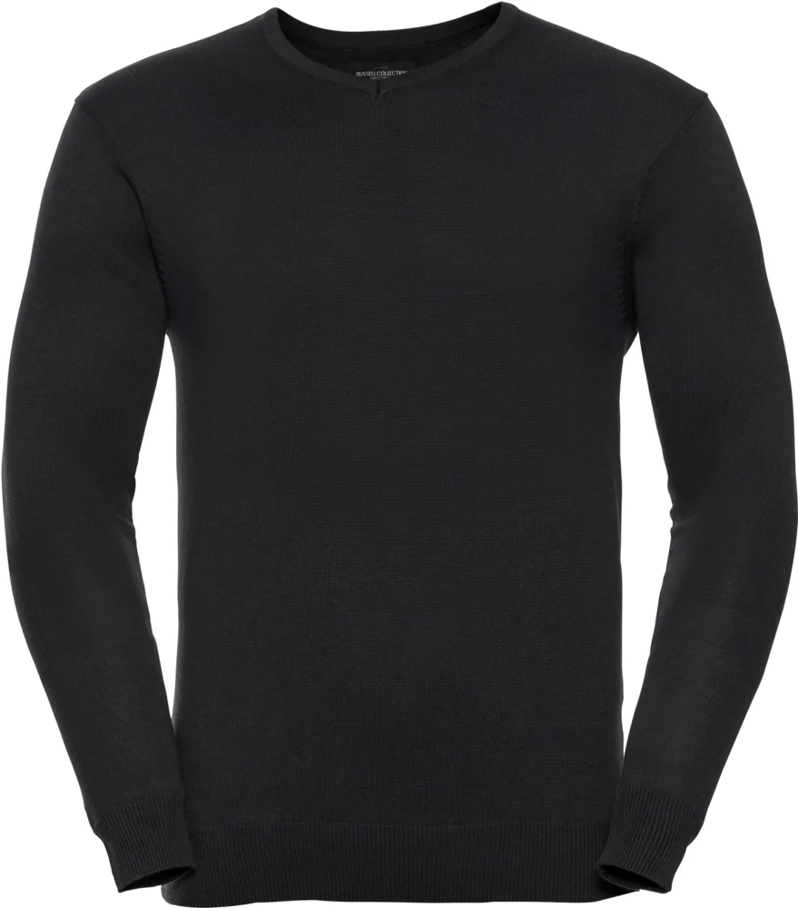 V-Ausschnitt Strickpullover