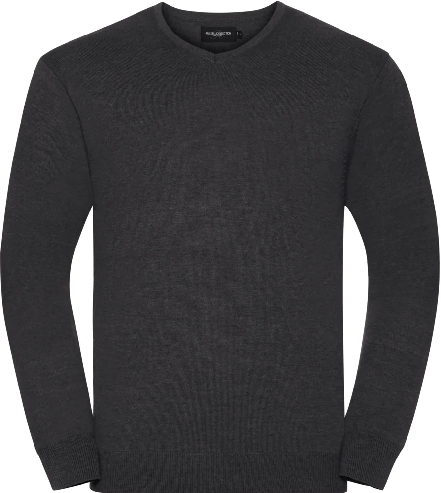 V-Ausschnitt Strickpullover