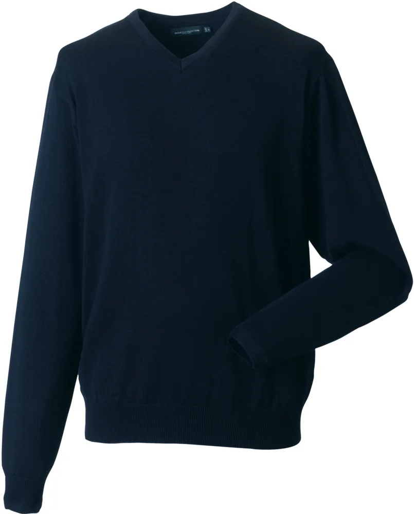 V-Ausschnitt Strickpullover
