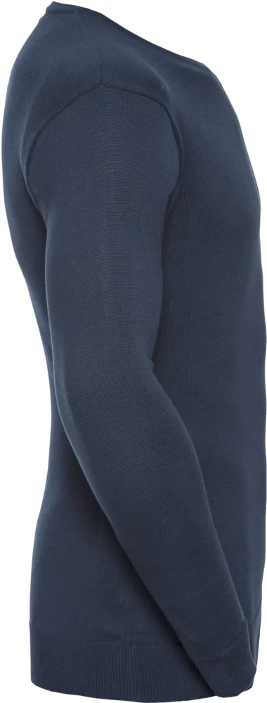 V-Ausschnitt Strickpullover