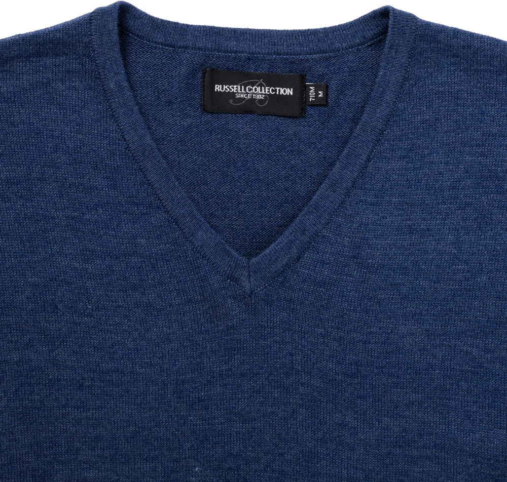 V-Ausschnitt Strickpullover