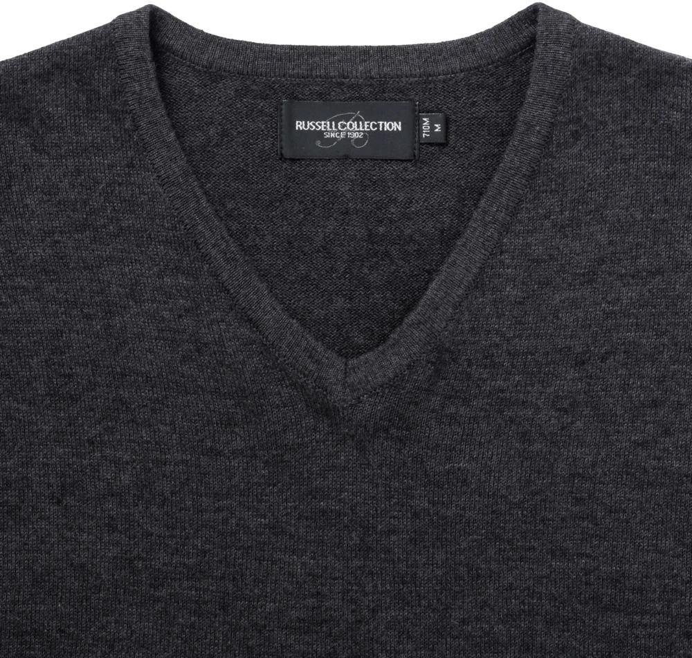 V-Ausschnitt Strickpullover