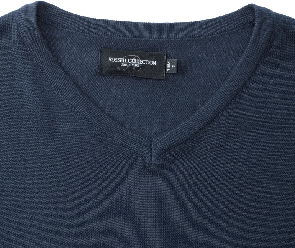 V-Ausschnitt Strickpullover