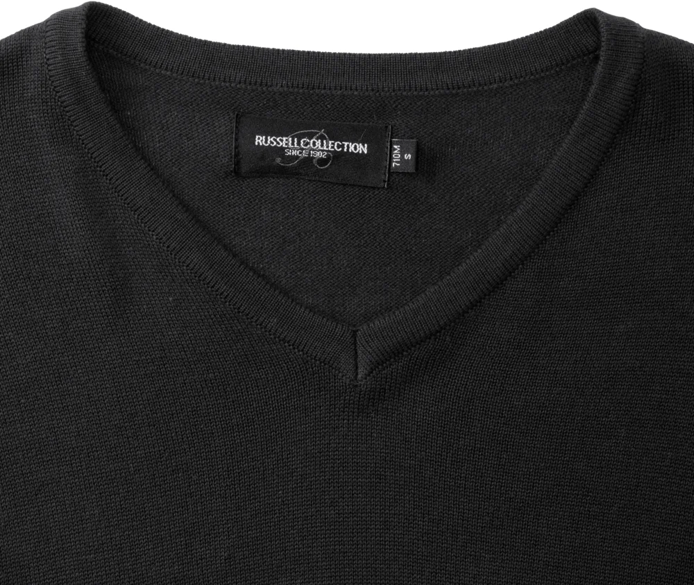 V-Ausschnitt Strickpullover