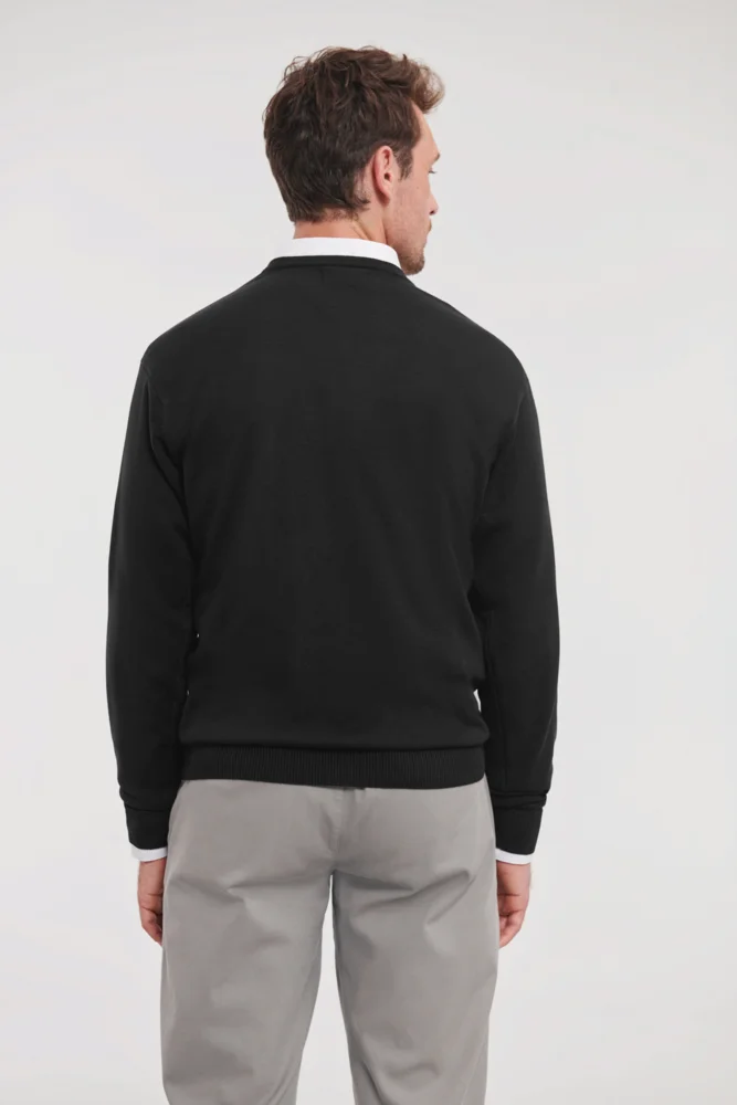 V-Ausschnitt Strickpullover