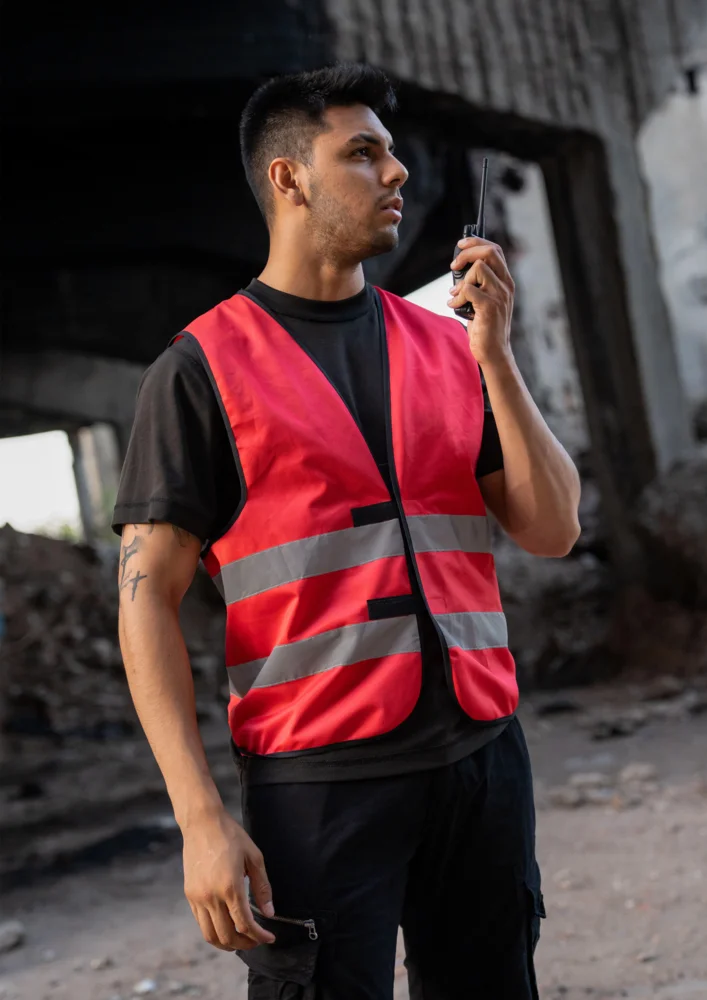 Four Reflective Strips Vest