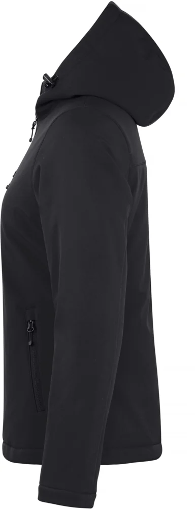 Ladies' Padded Hooded Softshell Jacket