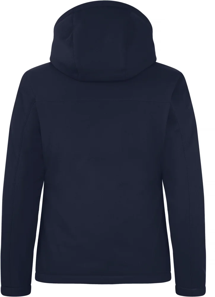 Ladies' Padded Hooded Softshell Jacket