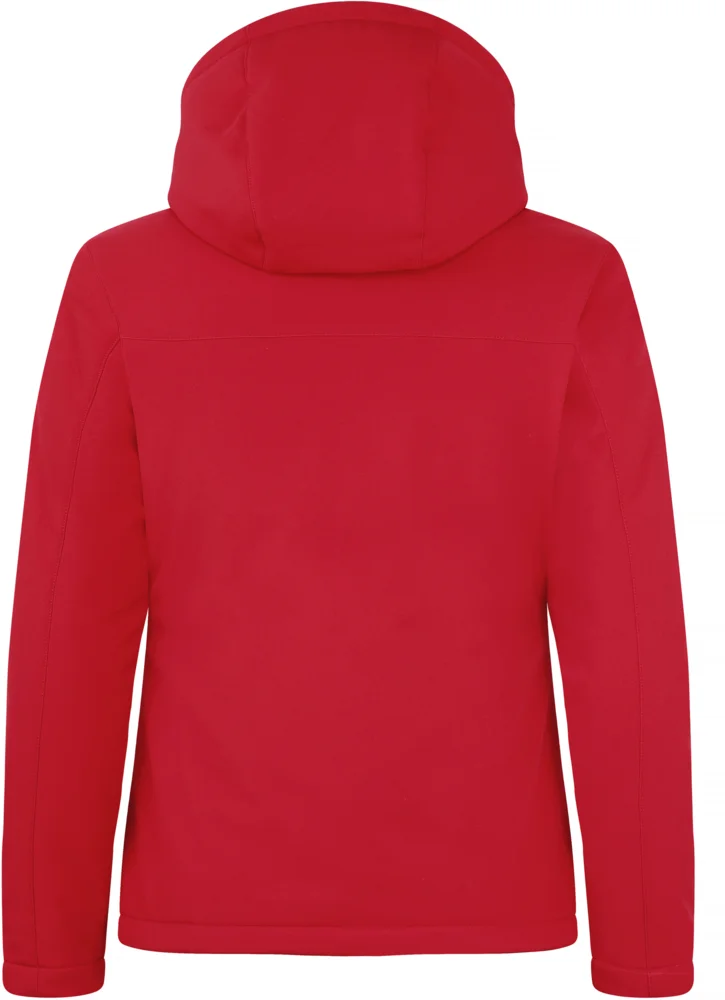 Ladies' Padded Hooded Softshell Jacket