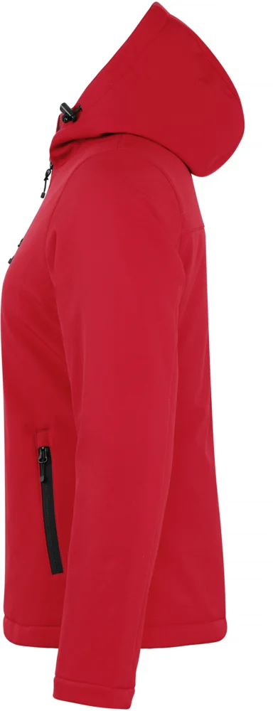 Ladies' Padded Hooded Softshell Jacket