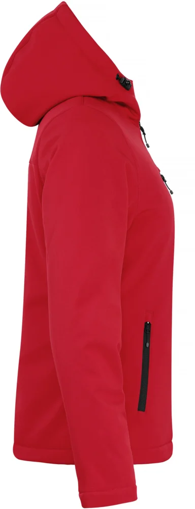 Ladies' Padded Hooded Softshell Jacket