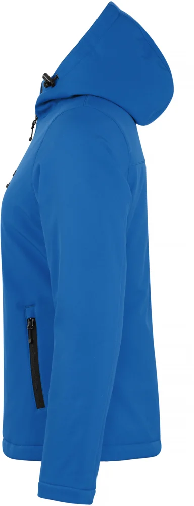 Ladies' Padded Hooded Softshell Jacket